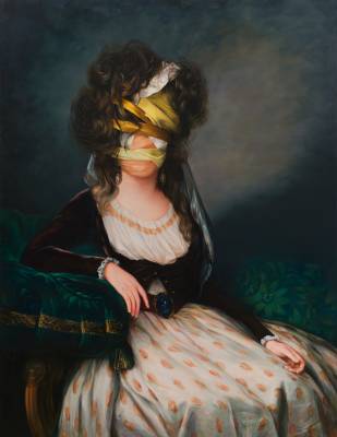 Ewa Juszkiewicz, 'Untitled (After Elizabeth Louise Vigee Le Brun), oil on canvas, 150 x 115 cm, 2017